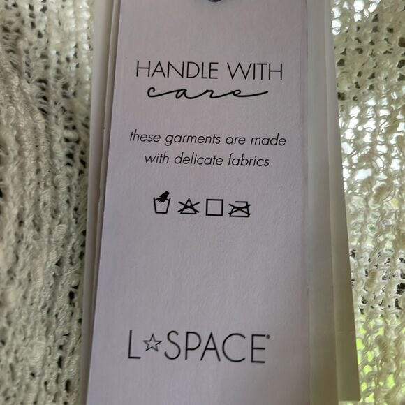 NWT L*Space womans cream knit romper - Picture 6 of 13